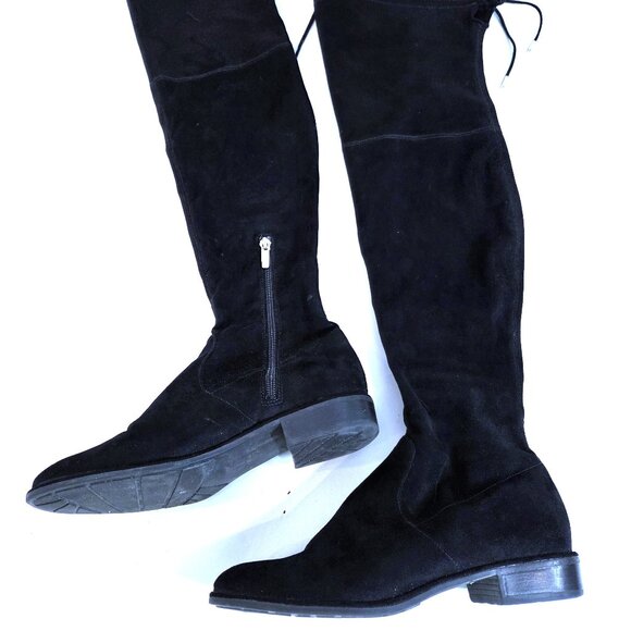 Marc Fisher Black Yuna Over The Knee Boots | Mercari Marc Fisher Yuna Black Faux Suede Over the Knee Boots Size 8